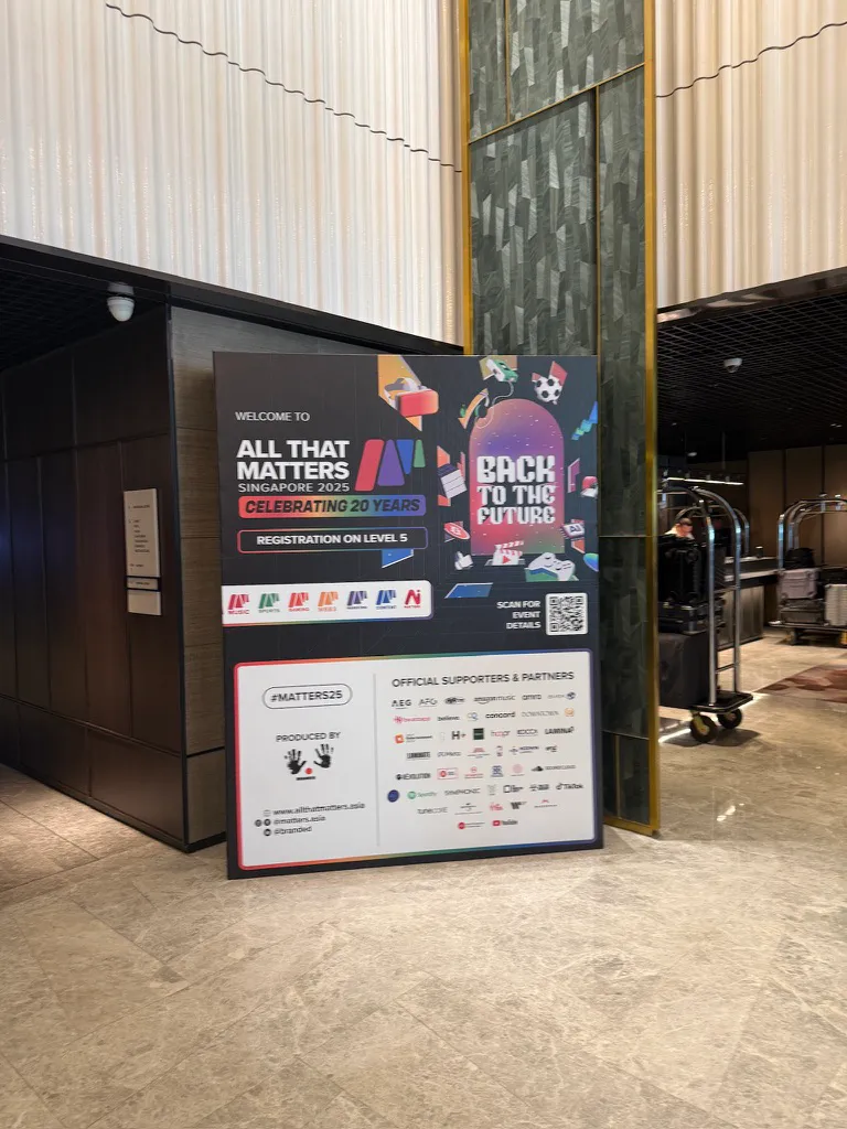 Sảnh đón All That Matters Singapore 2025