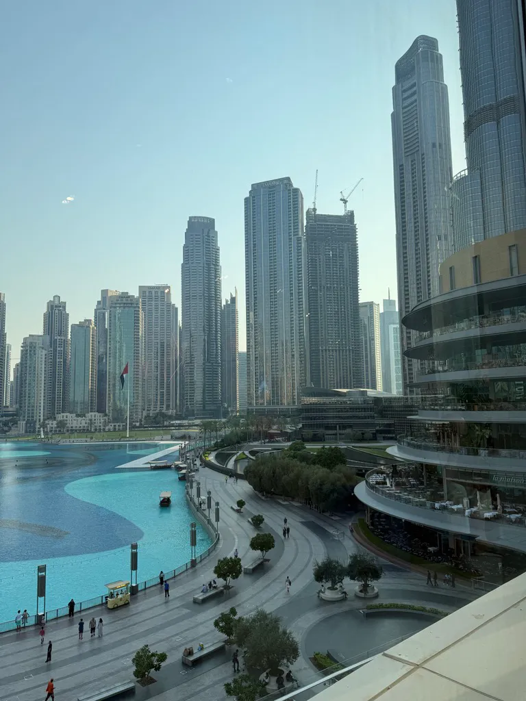 Downtown Dubai nhìn từ trên cao